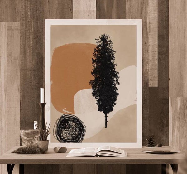 Poster ingelijst ‘Solid tree’