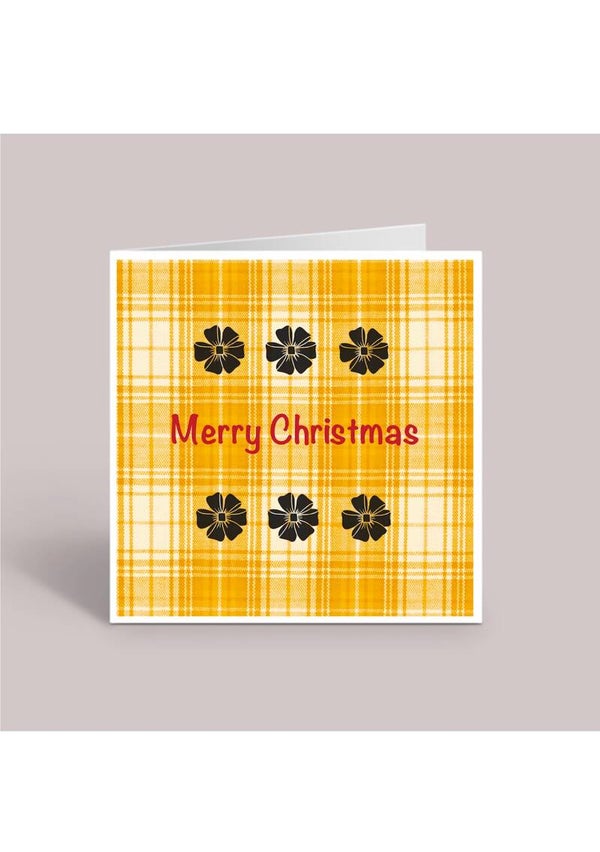 3 kerstkaarten 'Gold'