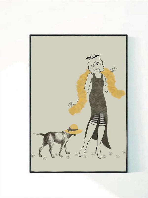 Poster Dogs and hats