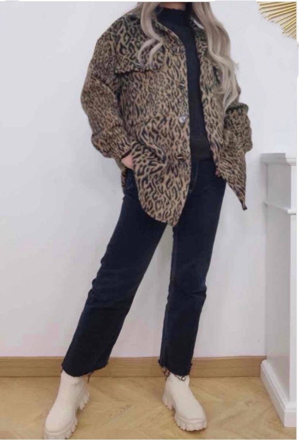 Leopard overshirt
