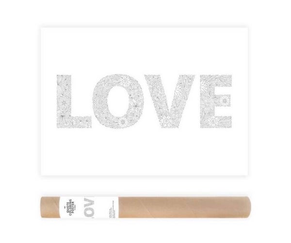 Kleurposter ‘Bloemen Liefde’