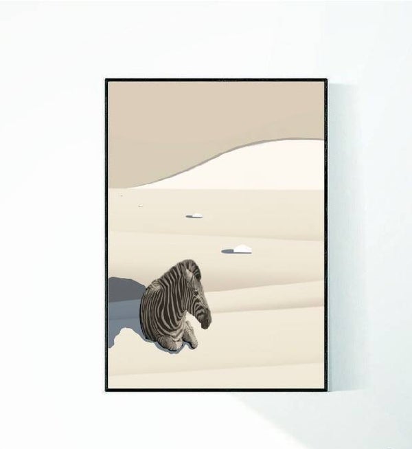 Poster Zebra effect