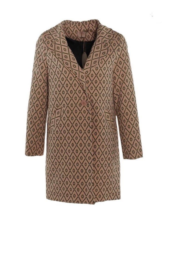 Jas met patroon in roze