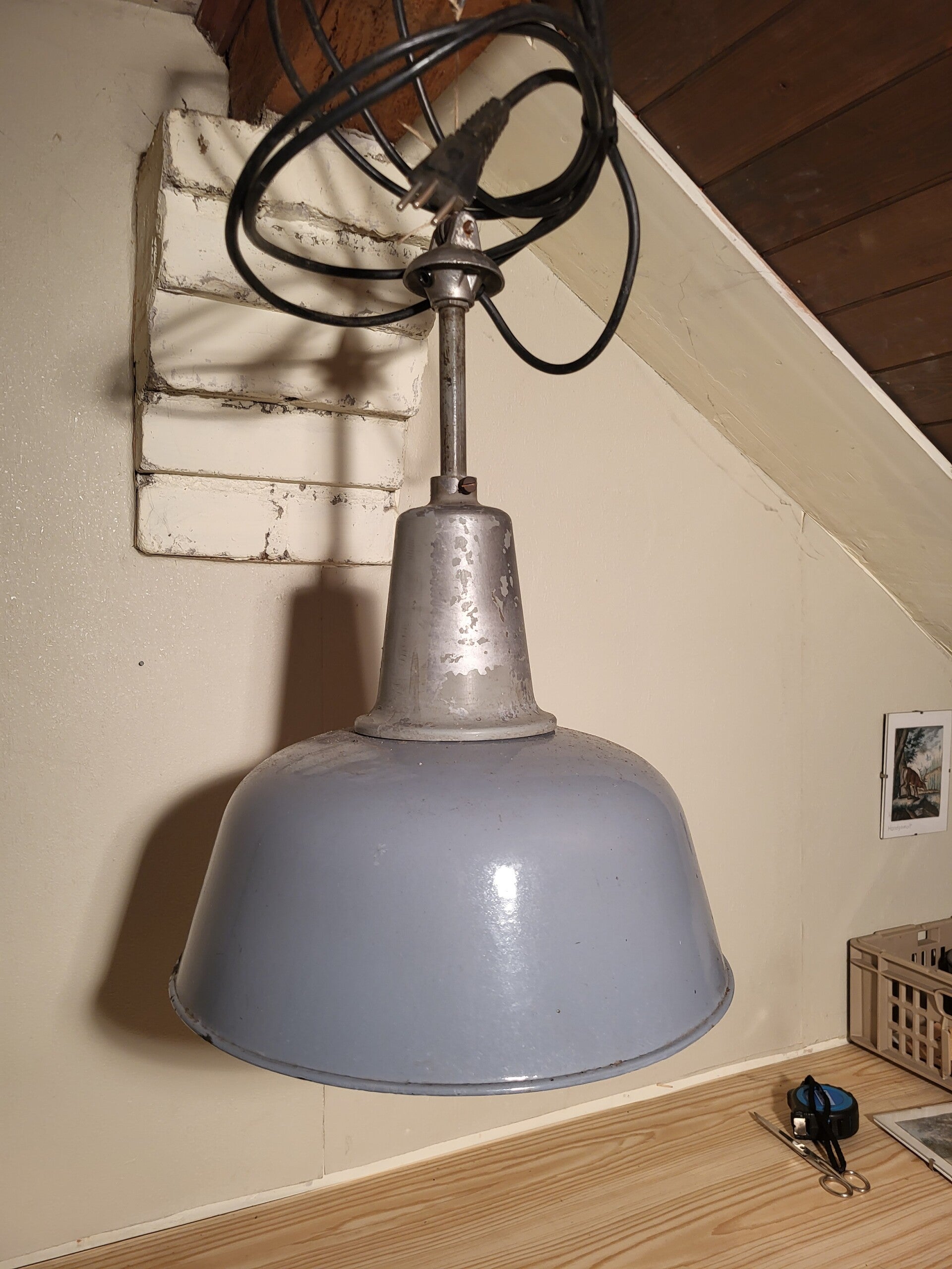 Antike Industrielampe  Nr. 55