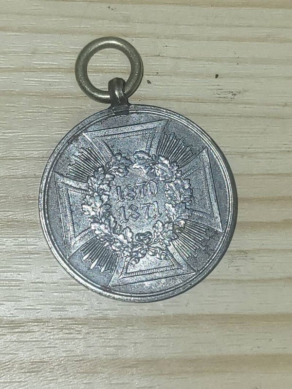 Krieggedenkmünze für Nichtkämpfer aus Stahl