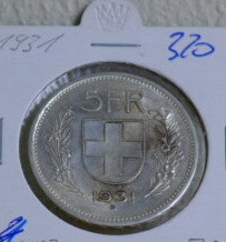 5 Franken 1931