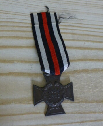 Ehrenkreuz für Kriegsteilnehmer 1914-1918