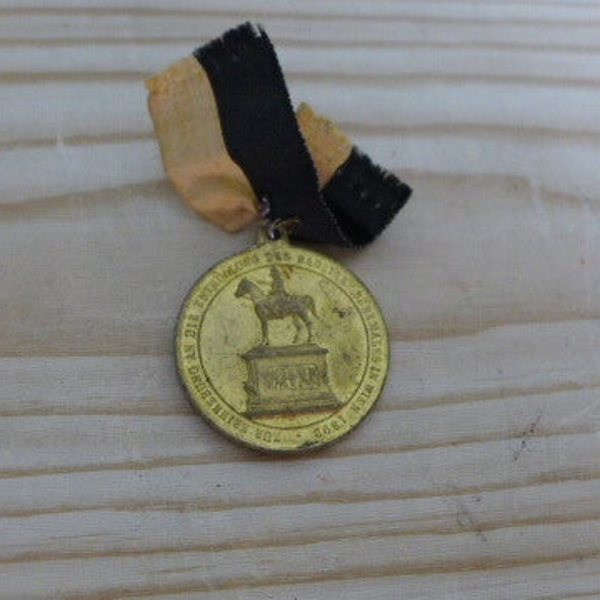 Medaille zur Enthüllung des Radetzky Denkmals 1892 in Wien