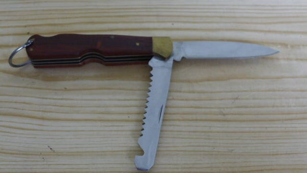 Klappbares Outdoor-Messer mit Säge – 10 cm Klingenlänge