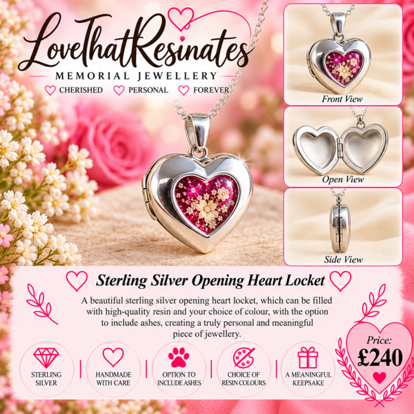 Sterling Silver Heart Locket