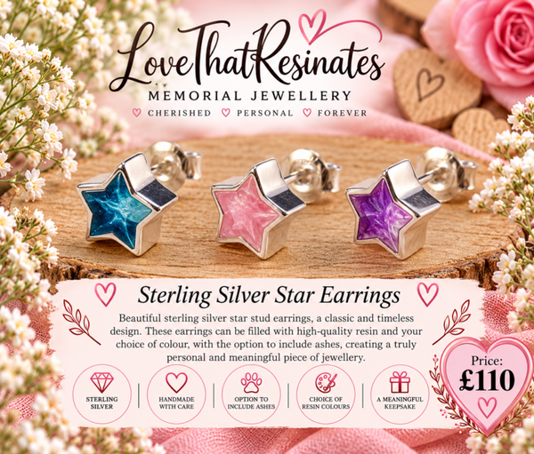 Sterling Silver Star Earrings