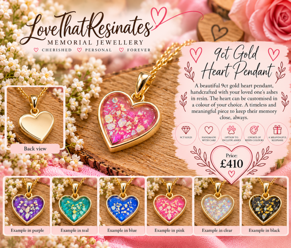 9ct Gold Heart Pendant