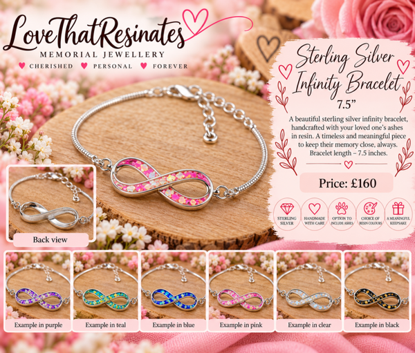 Sterling Silver Infinity Bracelet