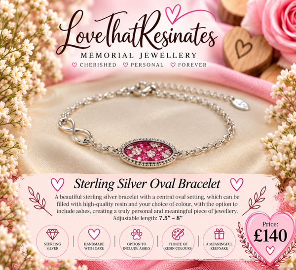 Sterling Silver Oval Bracelet