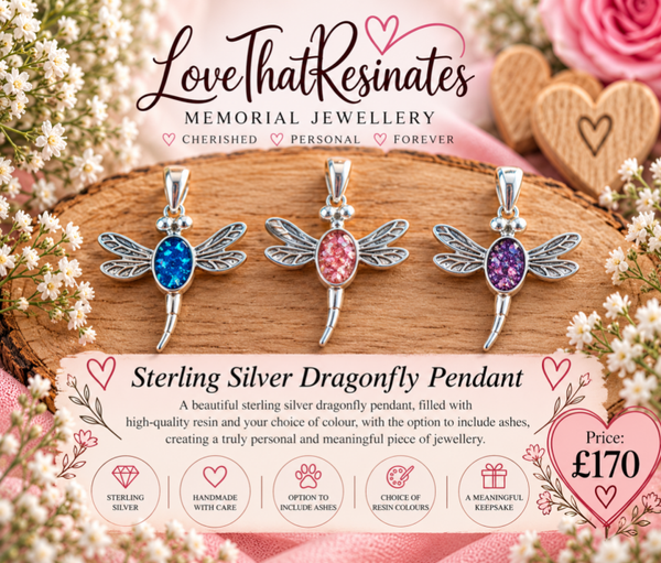 Sterling Silver Dragonfly Pendant