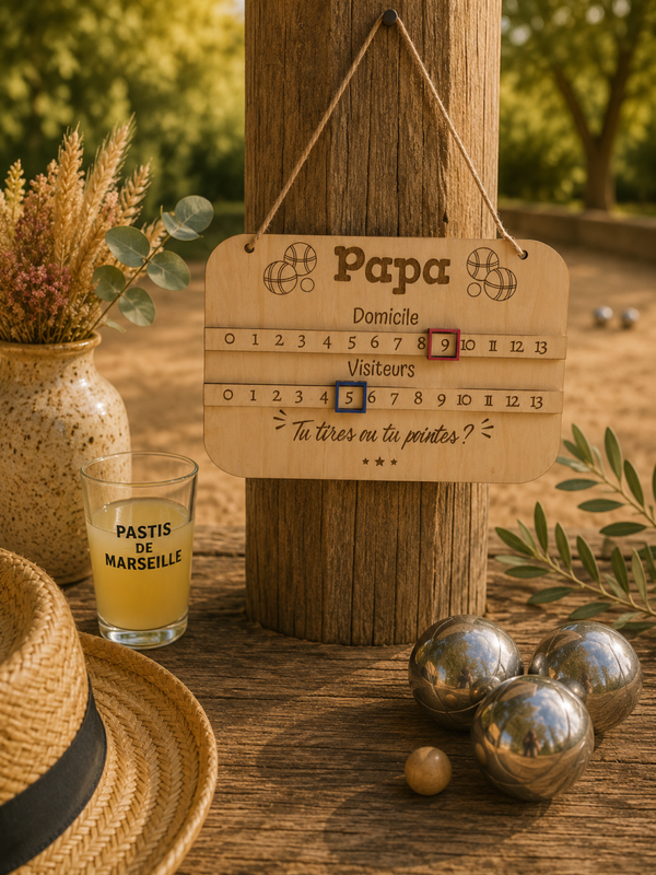 🎯 Marqueur de score pétanque “Papa”