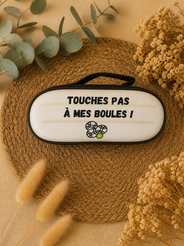 🎯 Pochette boules de pétanque  – Cadeau original et humoristique