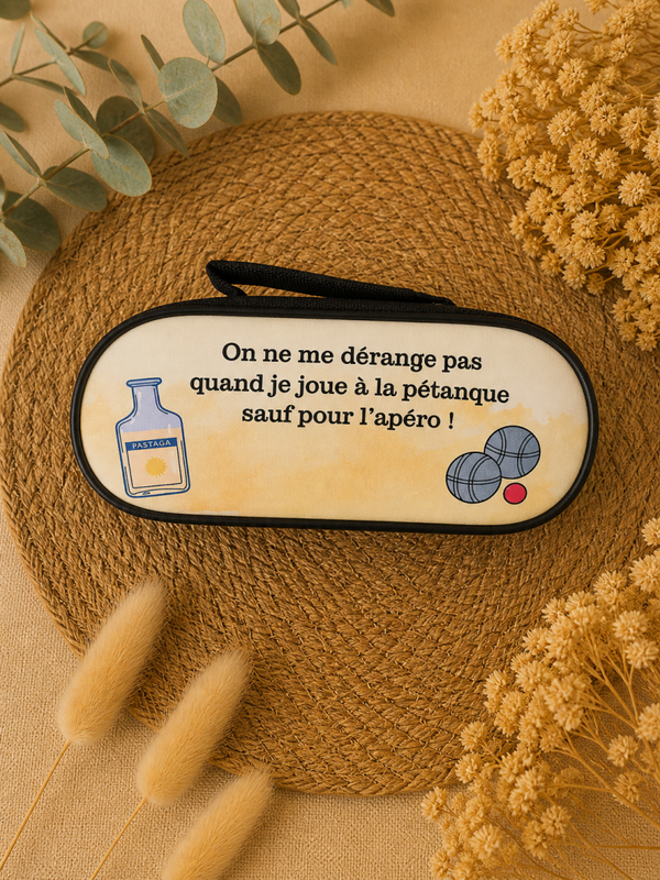 🎯 Pochette boules de pétanque – Cadeau original et humoristique