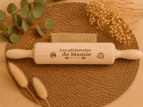 🍰 Rouleau à pâtisserie “Les pâtisseries de Mamie”