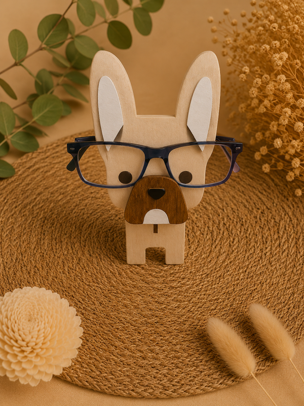 Support à lunettes en bois – Range lunettes décoratif et original