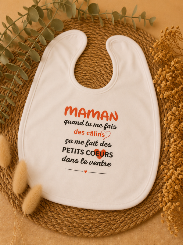 Bavoir bébé personnalisé – Cadeau original
