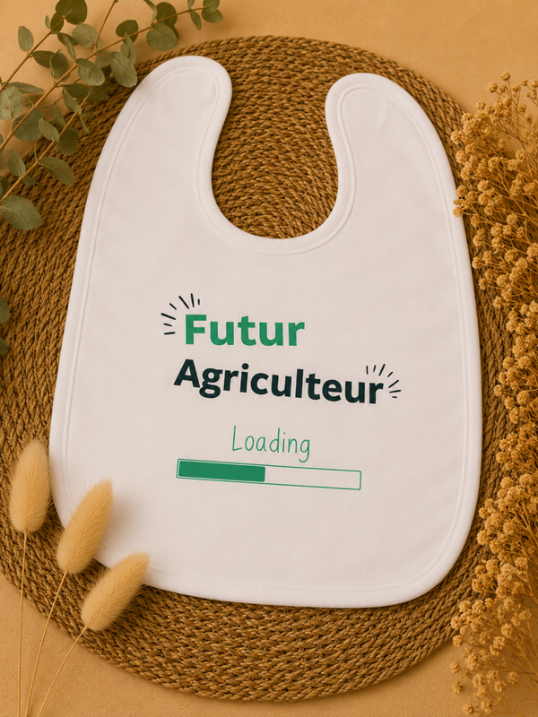 Bavoir bébé personnalisé – Cadeau original et plein d’humour