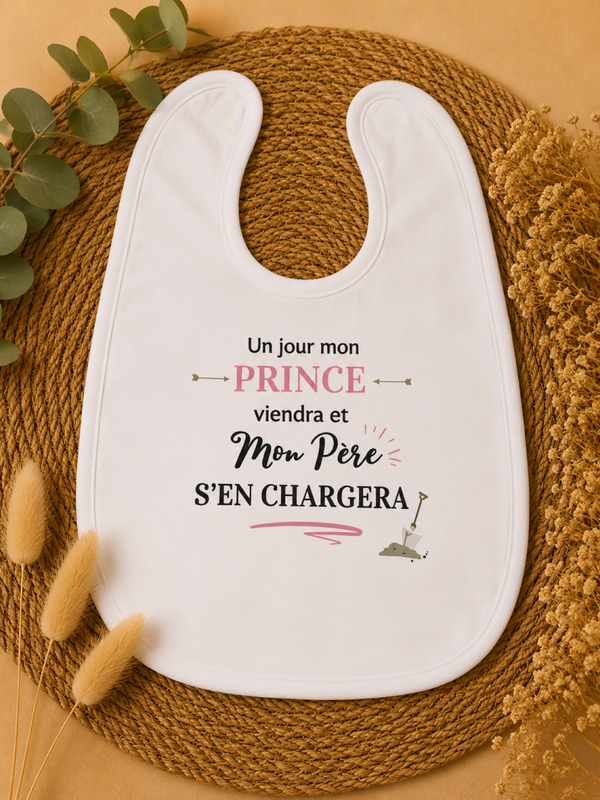Bavoir bébé personnalisé – Cadeau original et plein d’humour