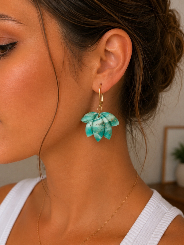 💙 Fiche produit – Boucles d’oreilles Lagoon ✨