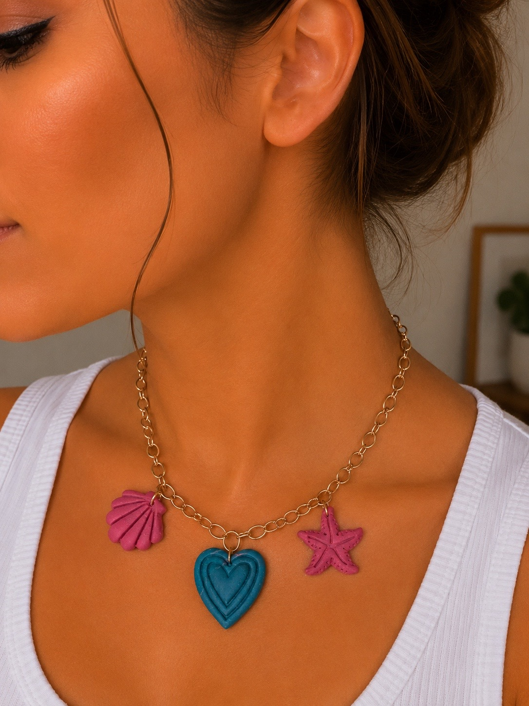 🌺 Fiche produit – Collier Ocean Love ✨