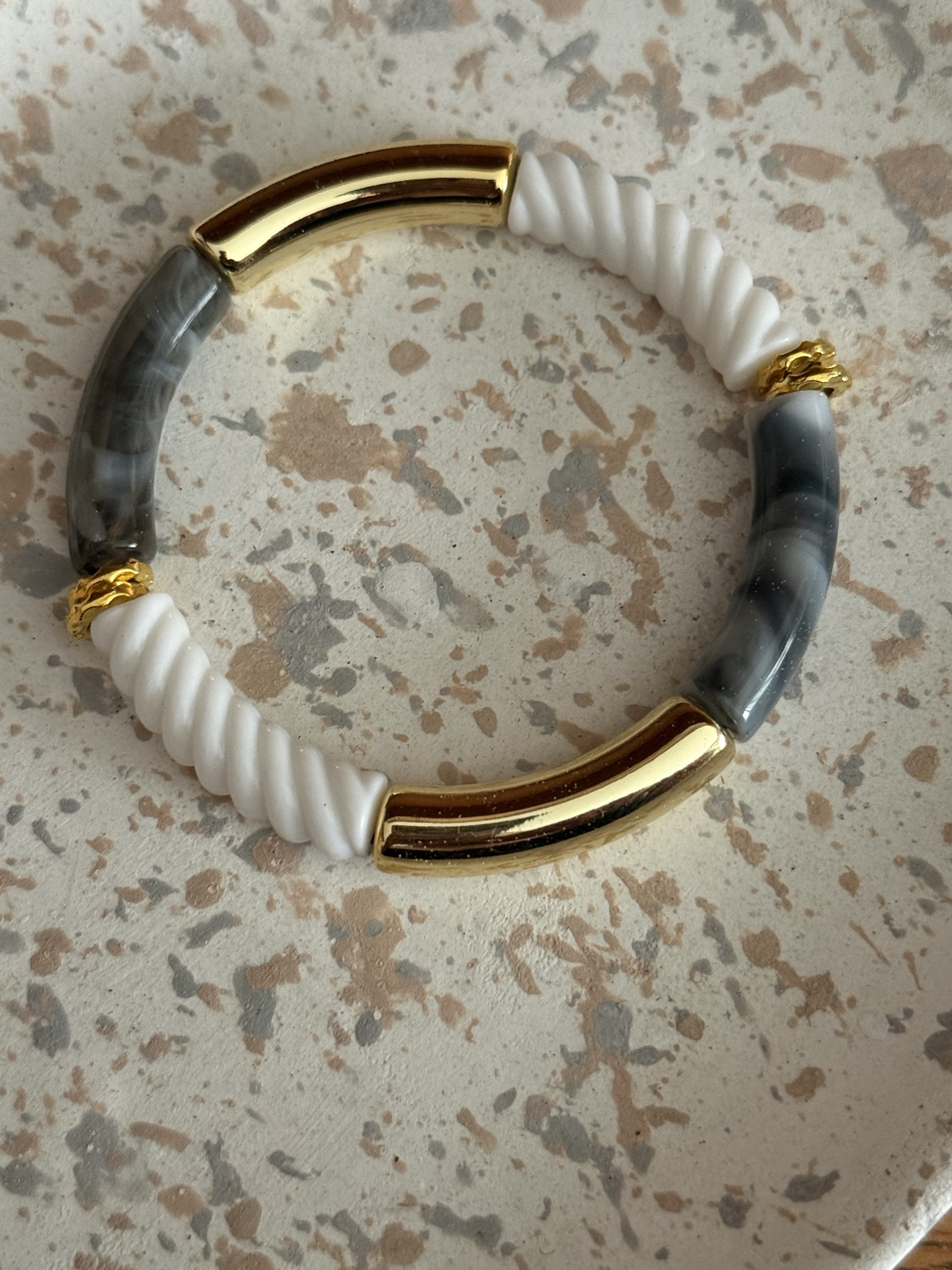 🖤 Fiche produit – Bracelet Black Marble ✨