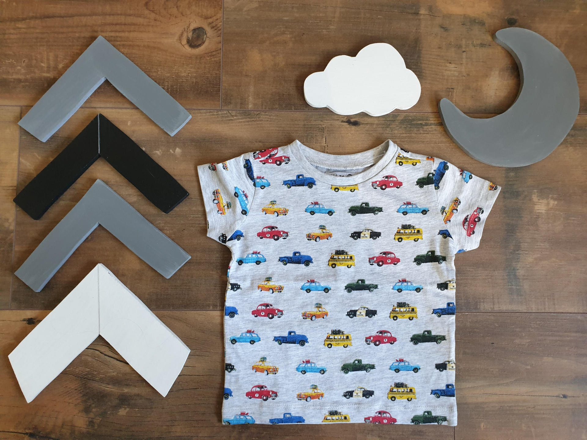 shirt auto's nieuw Maat 74