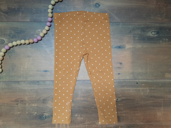 Oker gele legging Maat 92