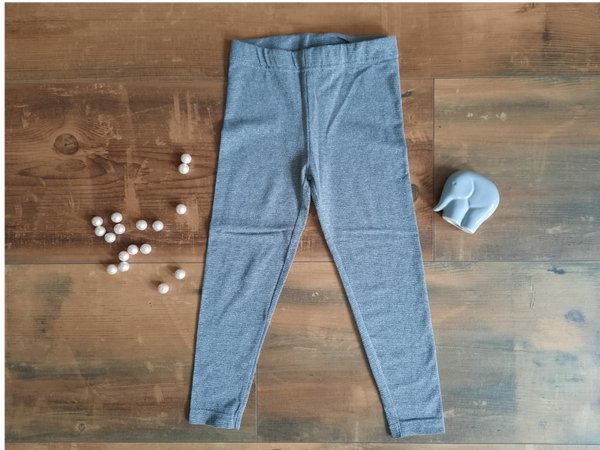 Legging Grijs met Zilver Maat 98