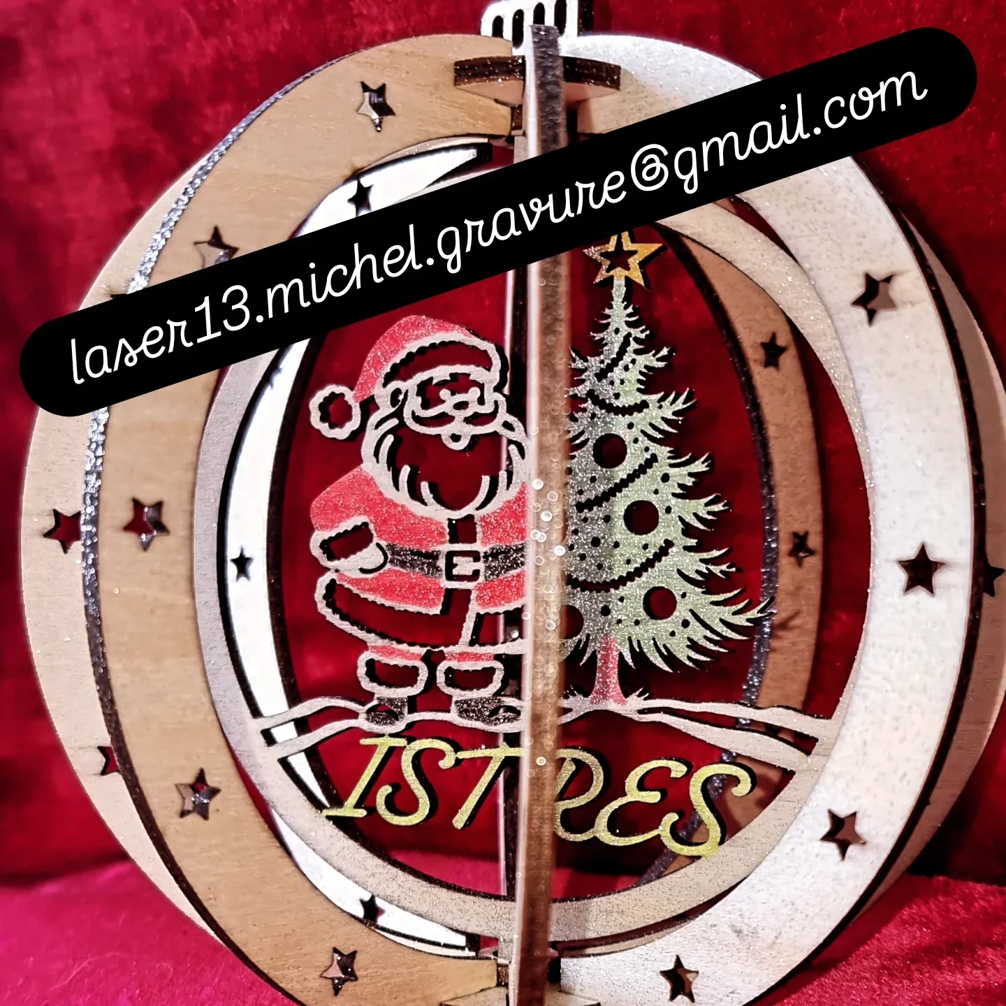 BOULE DE NOËL PERE NOËL