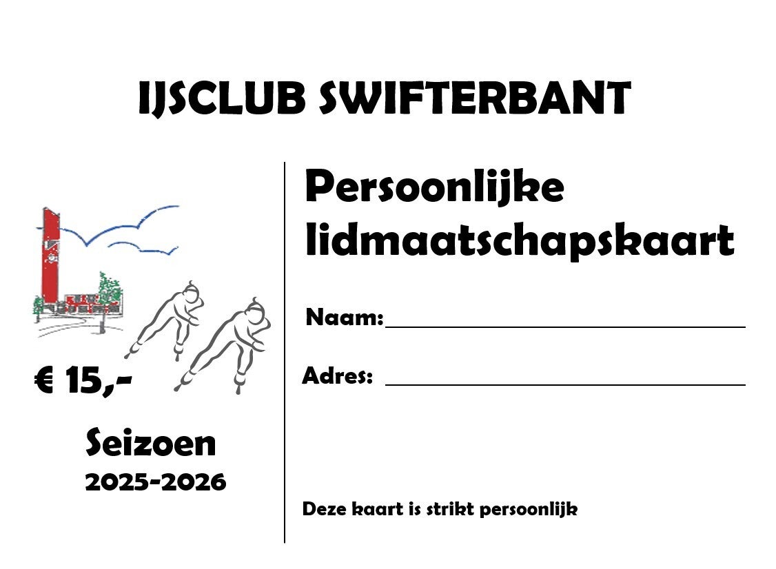 Persoonlijk lidmaatschap 2025-2026