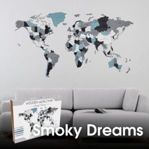 World Map - Size S - Smoky