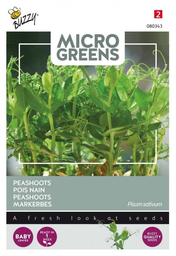 Buzzy® Microgreens - Peashoots