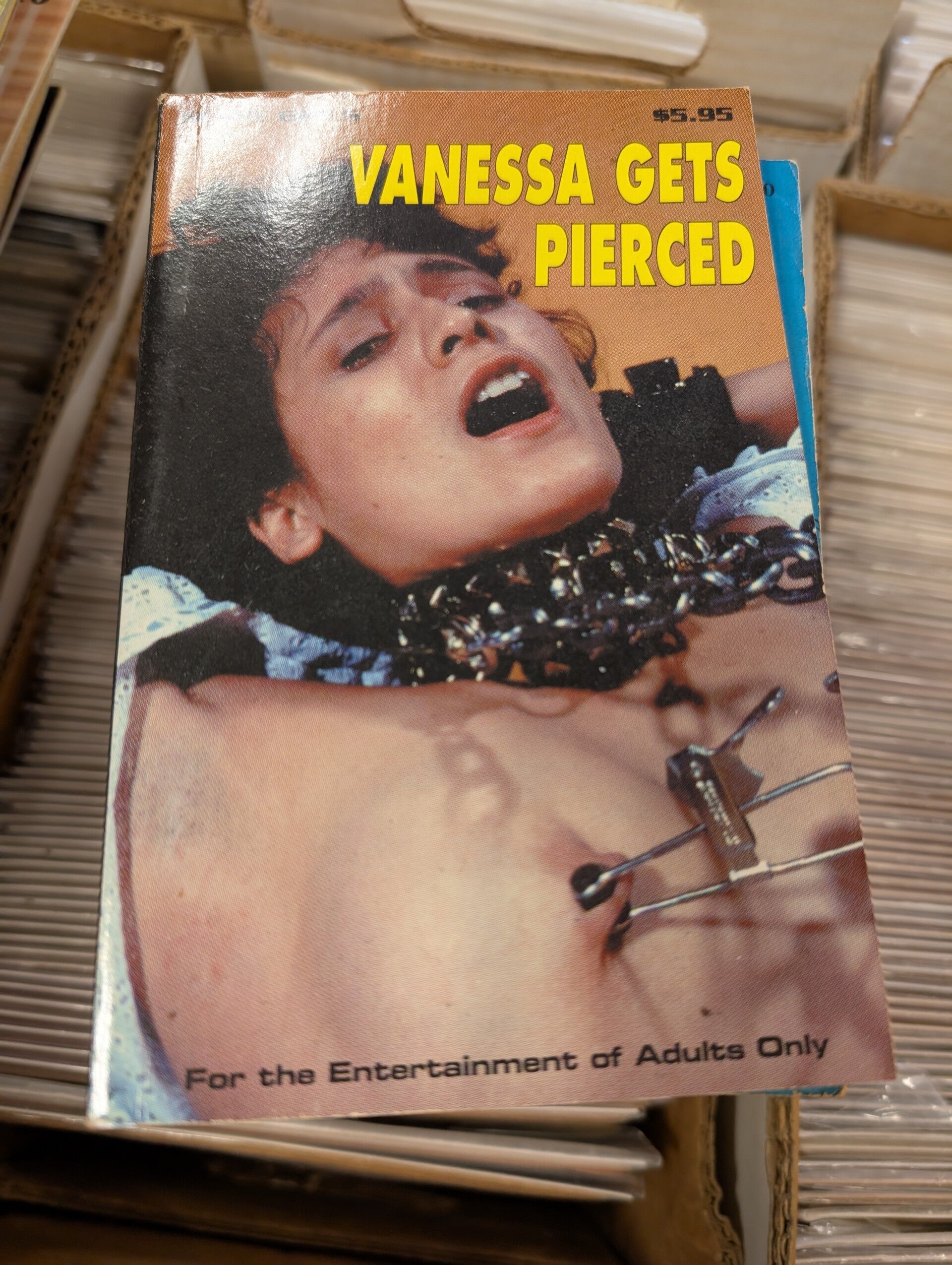 Vanessa gets pierced 1995