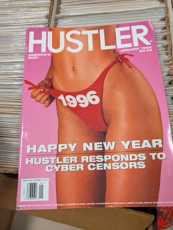 Hustler January 1996