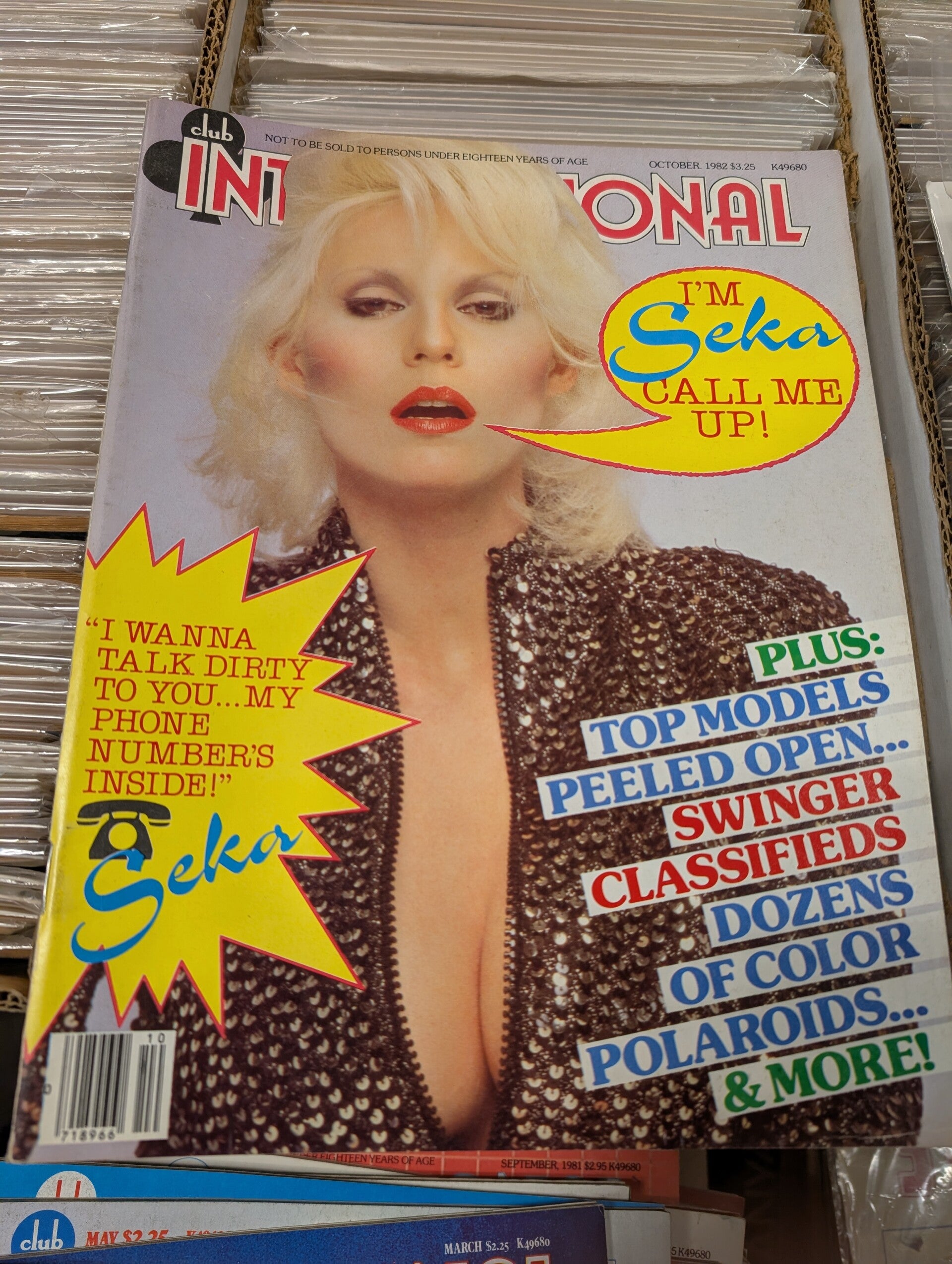 Club international October 1982 Seka