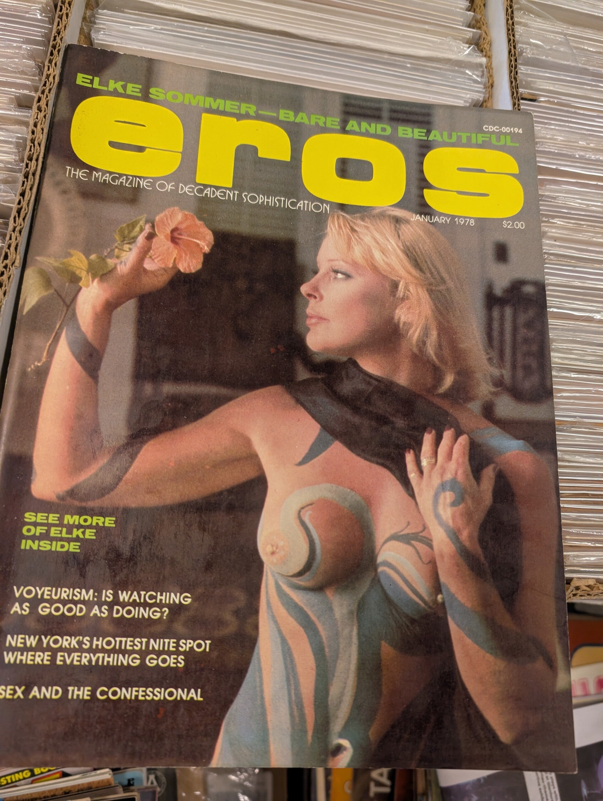 Eros January 1978 Elke Sommer