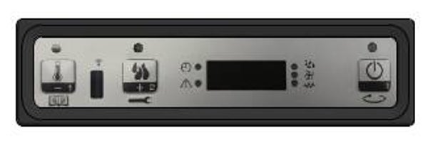Diplay 3 tasti per stufa Freepoint e Pegaso