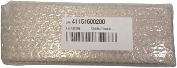 Deflettore focolare in vermiculite per stufa a pellet ORIGINALE MCZ e RED cod. 41151600200