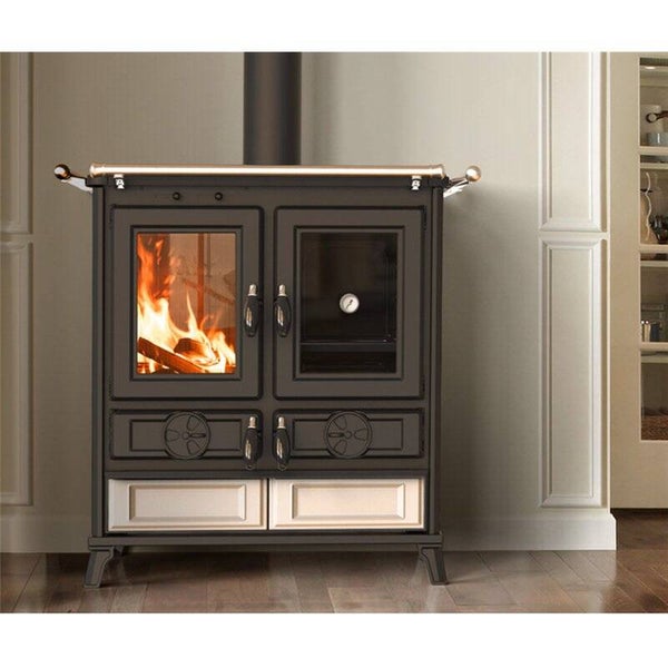 Cucina a legna Thermorossi VIOLETTA EVO Ceramica 7,8 kW con forno – 5 Stelle