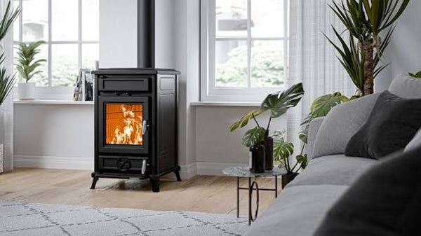 Stufa a legna Thermorossi FILÒ EVO6 11,4 kW con piano cottura e forno Scrigno