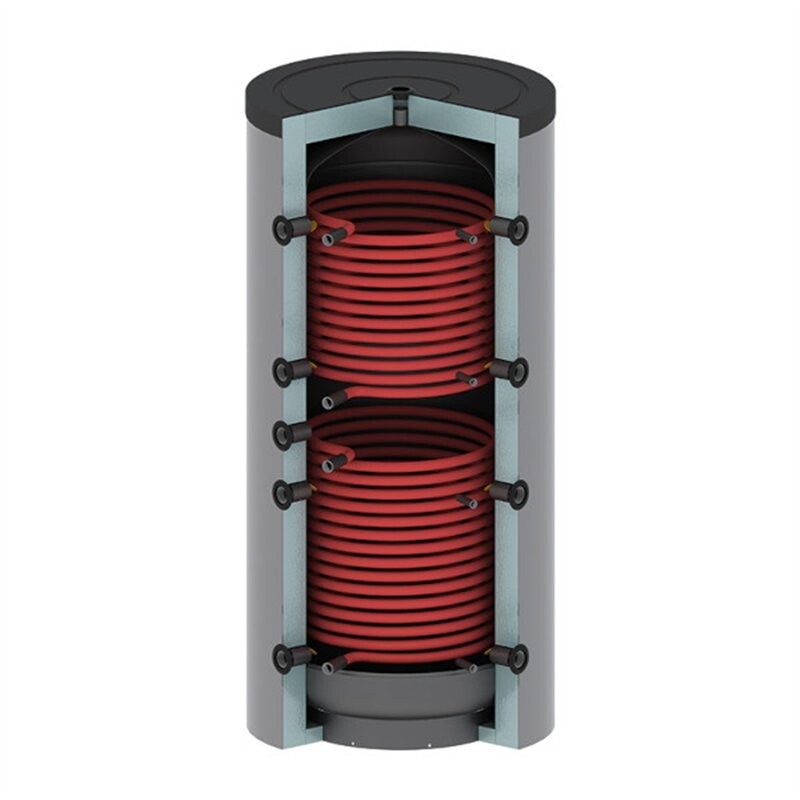 Serbatoio Inerziale con due serpentine LT2000