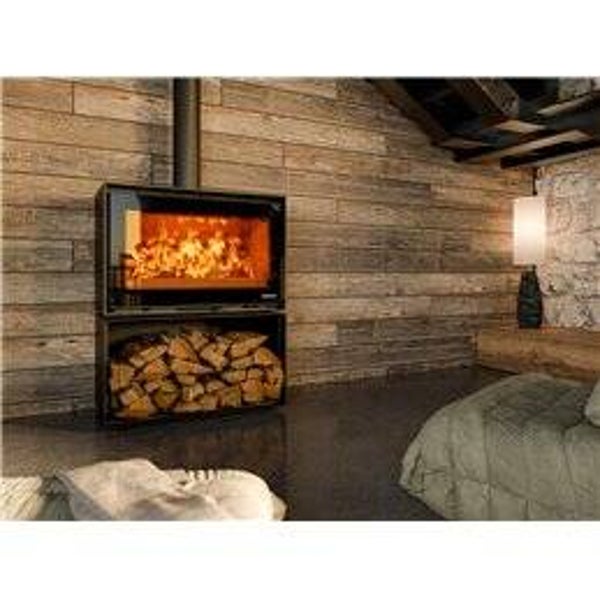 Stufa a legna Thermorossi FullMoon EVO 10,6 kW – Design Fullscreen