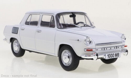 White Box Skoda 1000 MB (1968) weiss 1:24