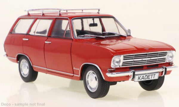 White Box Opel Kadett B Caravan 1965 rot 1:24