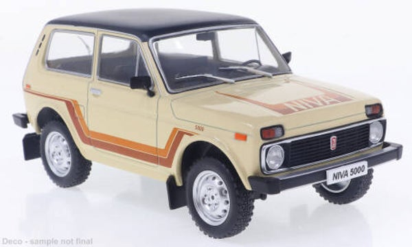 White Box Lada Niva 5000 (1980) beige/Dekor 124224 1:24